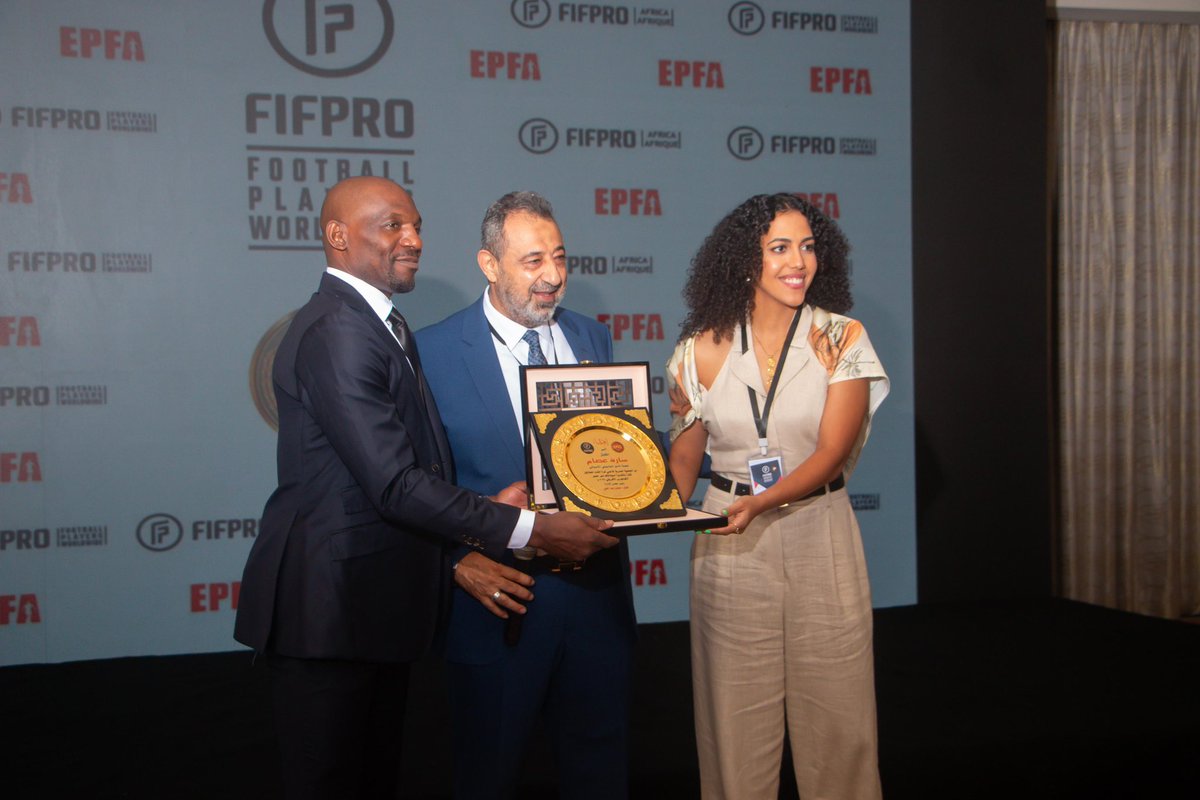 SarahEssam64's tweet image. Honored at FIFPRO Africa Congress 🇪🇬⚽️ 

Thanks to everyone who makes the #PlayersVoice heard. 💪🏽

#Grateful #OnAMission #WomensFootball #JourneyContinues #FIFPRO #FIFA #EPFA

@FIFAcom @fifacom_ar @FIFPRO @FIFProAfrica