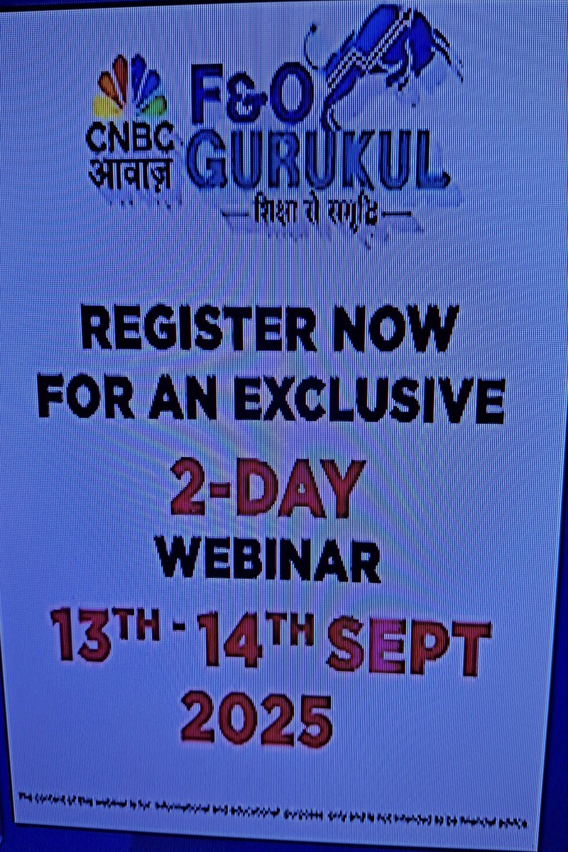 Recruitment drive, for new set of preys,to benefit  the Jane Streets of the world. The chief recruiter is a celebrity anchor. Why do these courses don't come with warnings like cigarettes or alcohol sales.Damage caused by F&amp;O losses has a similar impact on families.