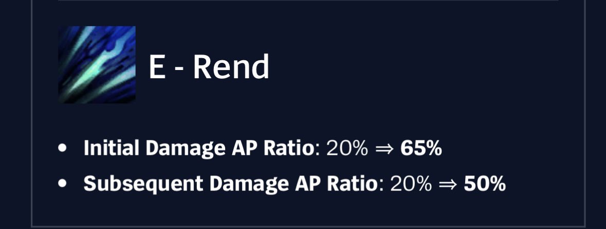Pera, isso aqui é 65% de AP da skill MAIS 50% por lança? Sem redução nas subsequentes??? 

Huh????