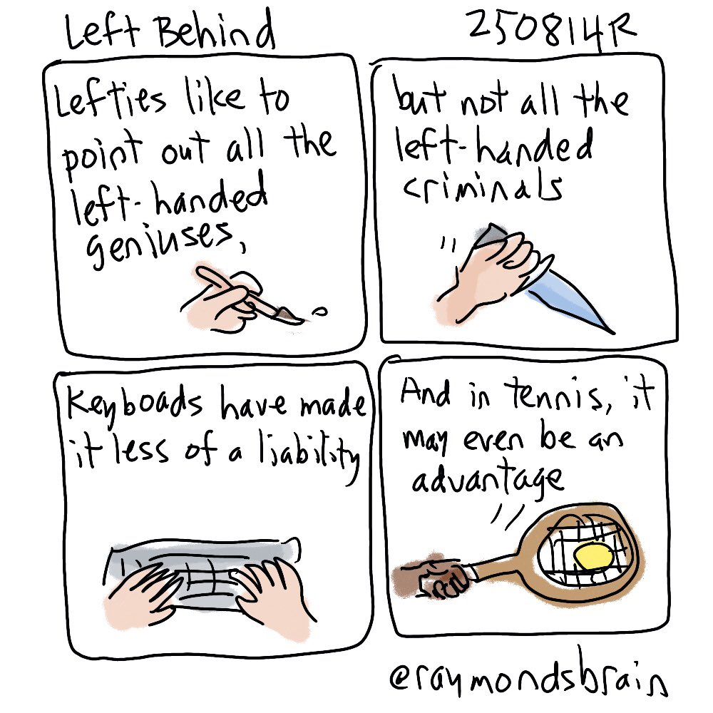 Belated #LeftHandersDay