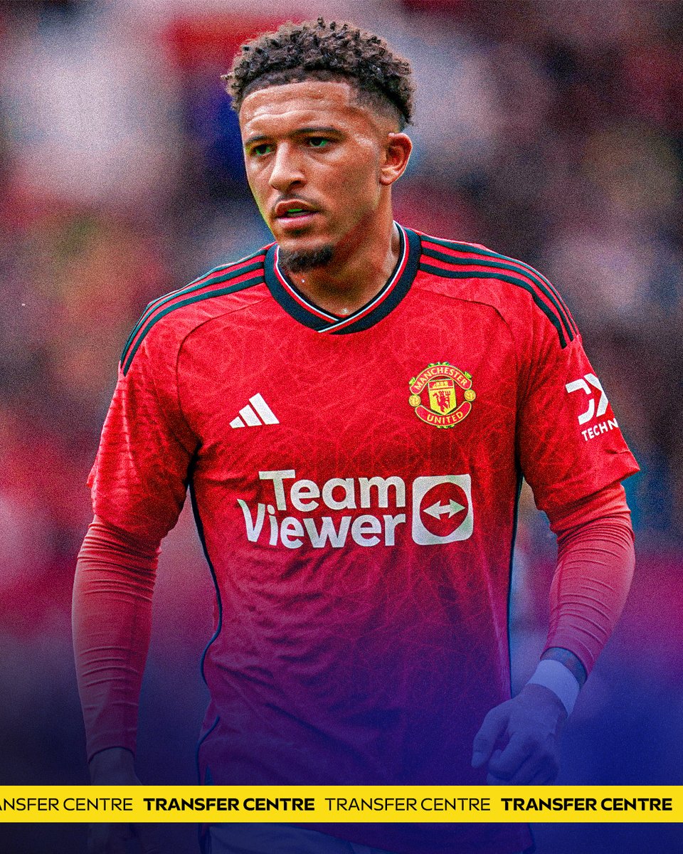 SkySportsPL's tweet photo. AS Roma have made a permanent bid for Manchester United forward Jadon Sancho 🚨 https://t.co/Z6zkw23YOw