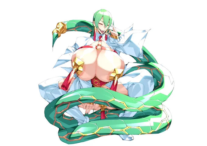 巨根転生3販売開始したのでナーガの全身絵アップしとく