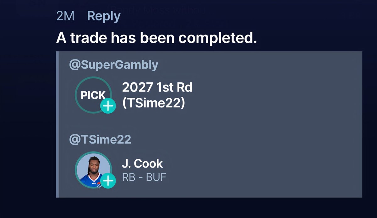 CoachGolberg's tweet photo. @SleeperNFL The impossible has been done, I traded for all ten 1st round picks in our 10 team dynasty league. 2027 Better be the best draft class ever! https://t.co/ToOpVpgCQ8