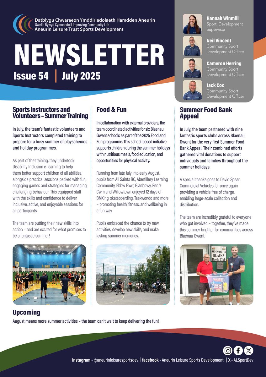 Aneurin Leisure Sports Development tweet media