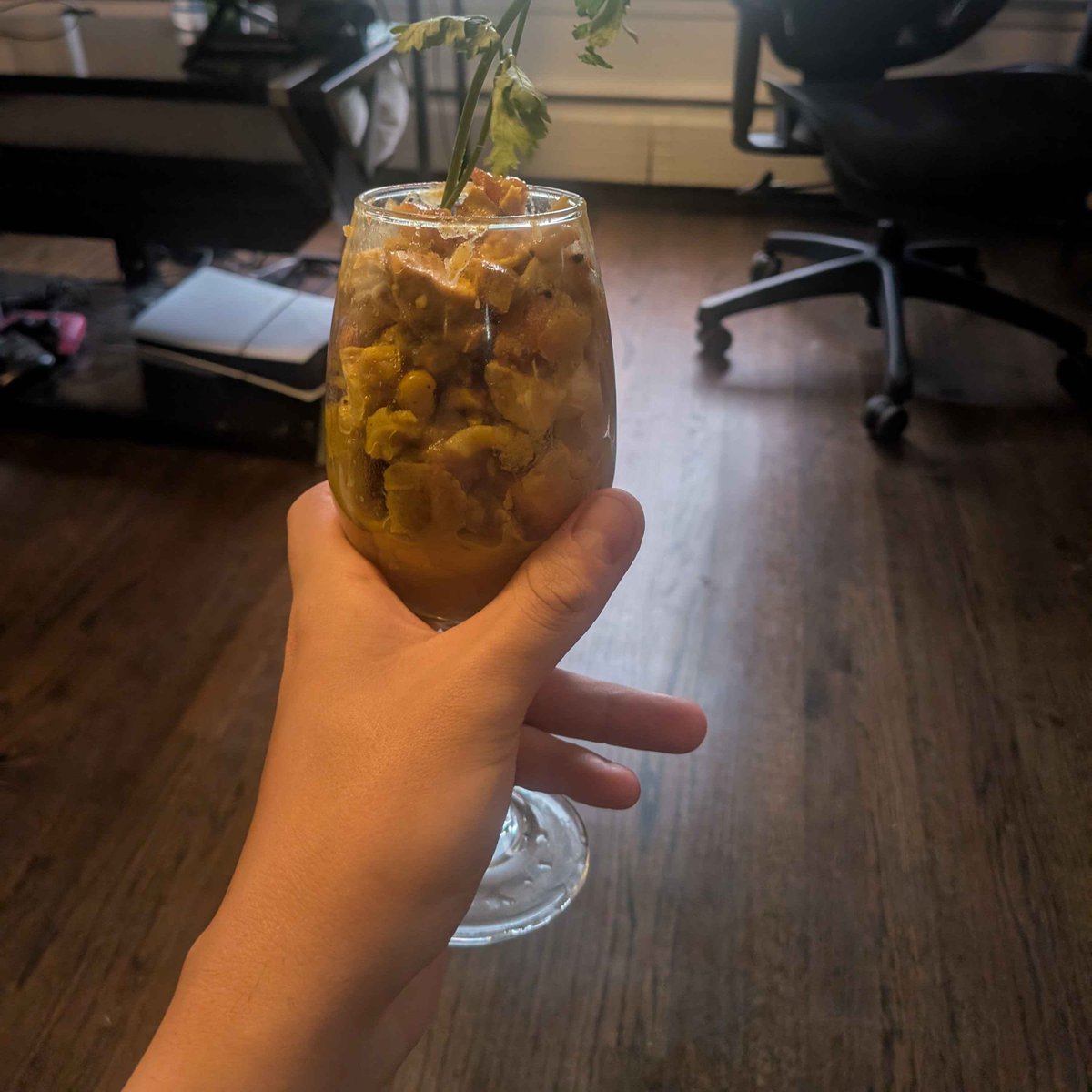 Made curry to impress <a href="/glorpeep/">glorp 😼💥</a> and her father for her hand in marriage.
Consider them thoroughly rizzed... surely.