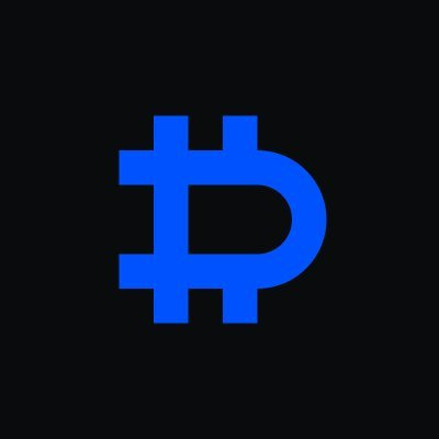 Deribit logo on black background
