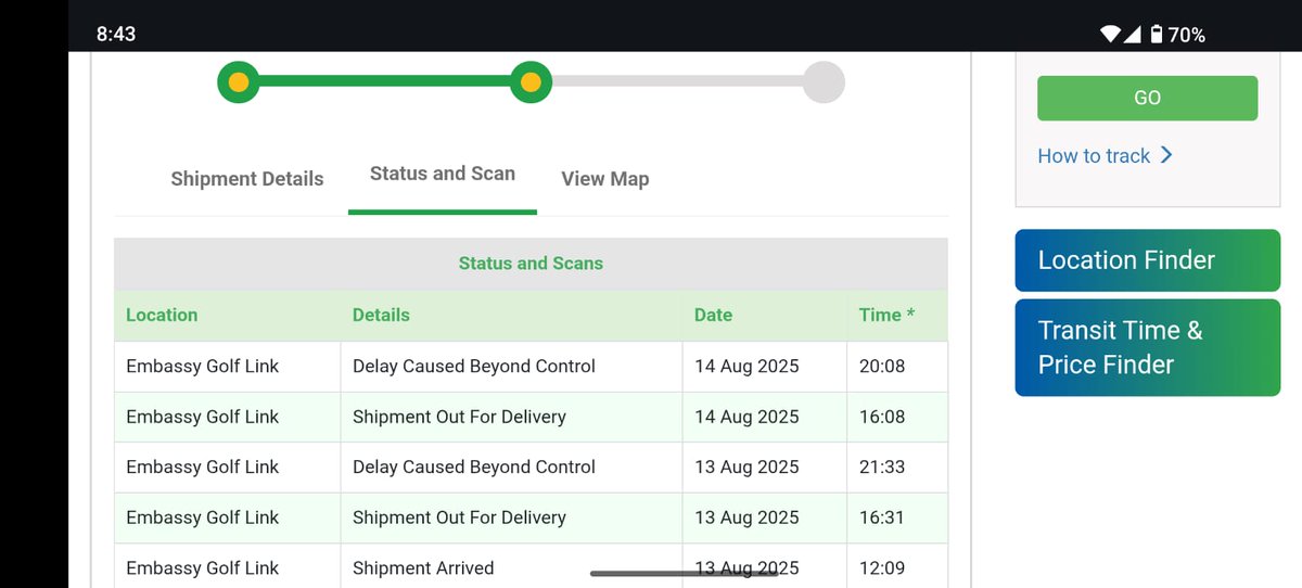 jayeshnambrath's tweet photo. @BlueDart_  AWB 34828933576, status screenshot attached, whom are you trying to fool? @IDFCFIRSTBank just think about how pathetic your delivery partner is, no proper customer care nothing, how is bluedart still being operating in this country? https://t.co/6JtbiypBh9