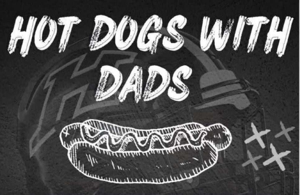HOCO FOOTBALL (@beardownhoco) on Twitter photo Hot Dogs with Dad’s is back starting Tonight (Grill be lit at 3:00) then we will be back on schedule of Wednesdays! 
#Highway96
🌭🐻⬇️ Hot Dogs with Dad’s is back starting Tonight (Grill be lit at 3:00) then we will be back on schedule of Wednesdays! 
#Highway96
🌭🐻⬇️