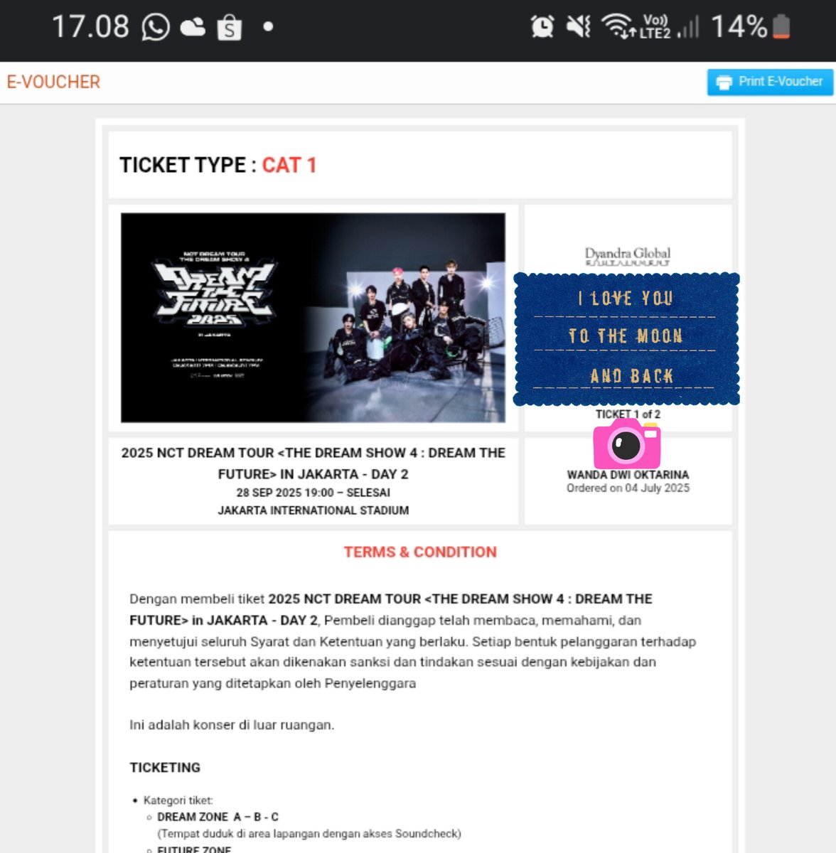 ultramantullll's tweet photo. WTS TDS 4 JAKARTA 
CAT 1 DAY 2 &amp; CAT 3 DAY 1

Open cicilan shopee sampai hari H atau all payment (DP di shopee)

- Ready 4 tiket pribadi atas namaku, diurus sampe tiket fisik,
- bisa shopee ada biaya admin.
- All proof ready (nama tiket, email, bukti TF). Boleh VC/COD
- No Scam! https://t.co/S5VBfZHUXG