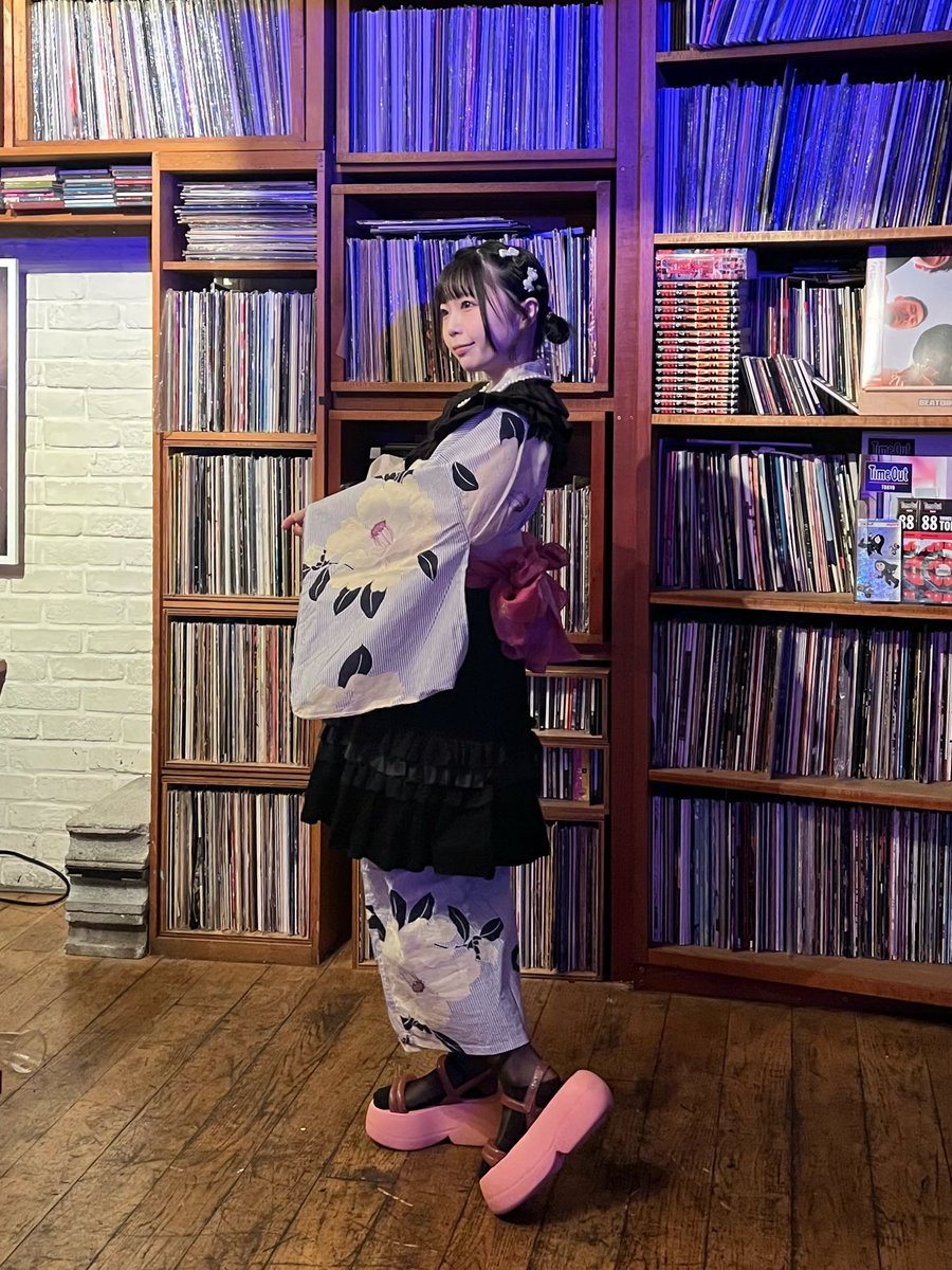 今日の浴衣~🖤👘🪷🎀
#釈迦東京 のおめでたい日だからキュアブラックカラーにしたよ🖤🩷
前も後ろも よくばりリボン🎀