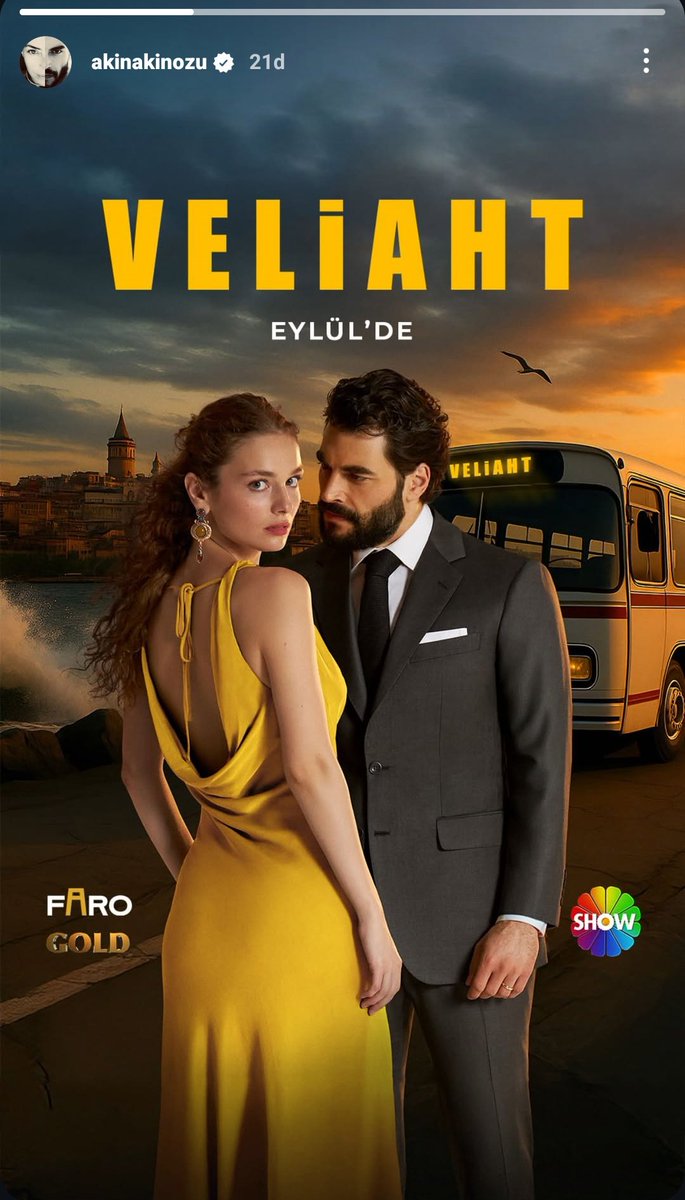 #AkınAkınözü instagram hesabında yeni bir story paylaştı. #Veliaht