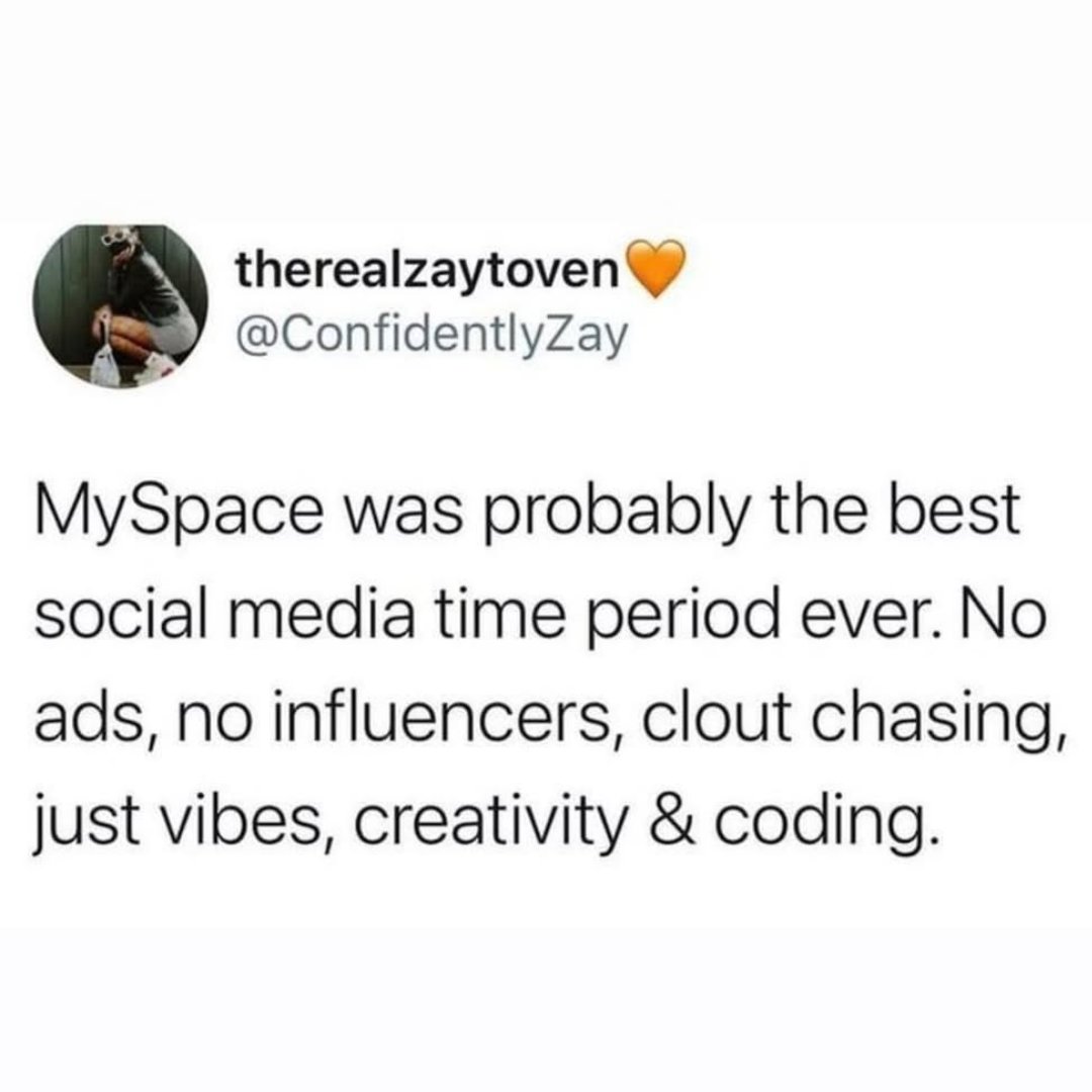 benholtam's tweet image. Great days...

#myspace