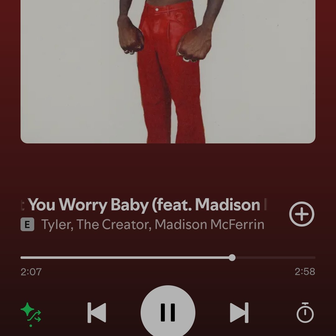 My most revisited song from the album ☝ Thanks to <a href="/tylerthecreator/">T</a> for introducing
<a href="/madmcferrin/">Madison McFerrin</a> !