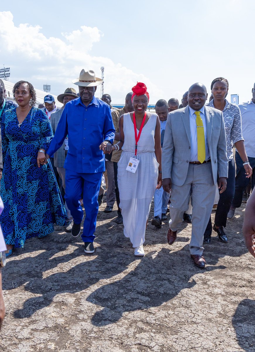 Tuko_co_ke's tweet photo. Charlene Ruto and Raila Odinga at the Devolution Conference in Homa Bay County. 

Photo: Bianca (X) 

#tukonews #kenya #thursdayvibes https://t.co/YB5qmXmVLj