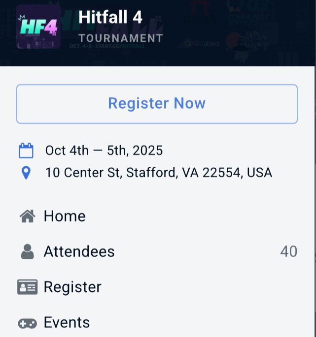 Hitfall 4 hit 40 entrants! Thats as many as 4 10s ya know