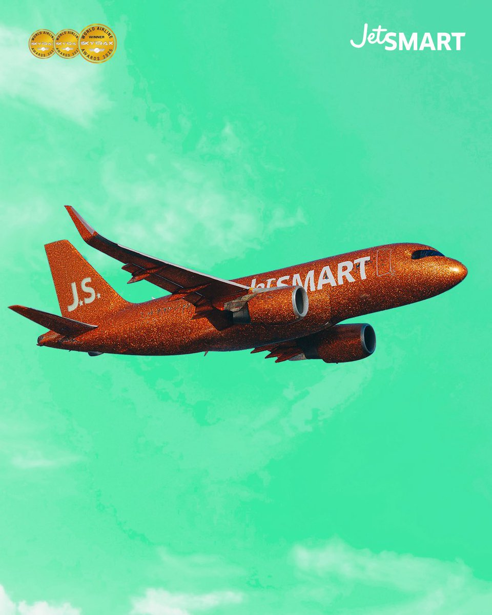 En JetSMART también somos swifties y ya estamos listos para el 3 de octubre ✨💿✈️ 

Deja un emoji naranja si tú también lo estás 🧡