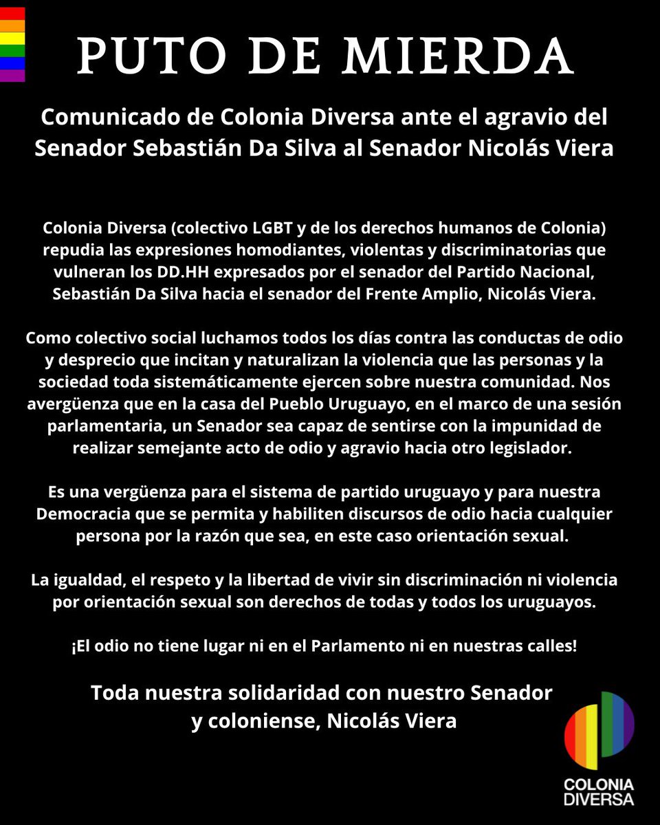 Colonia Diversa declara: