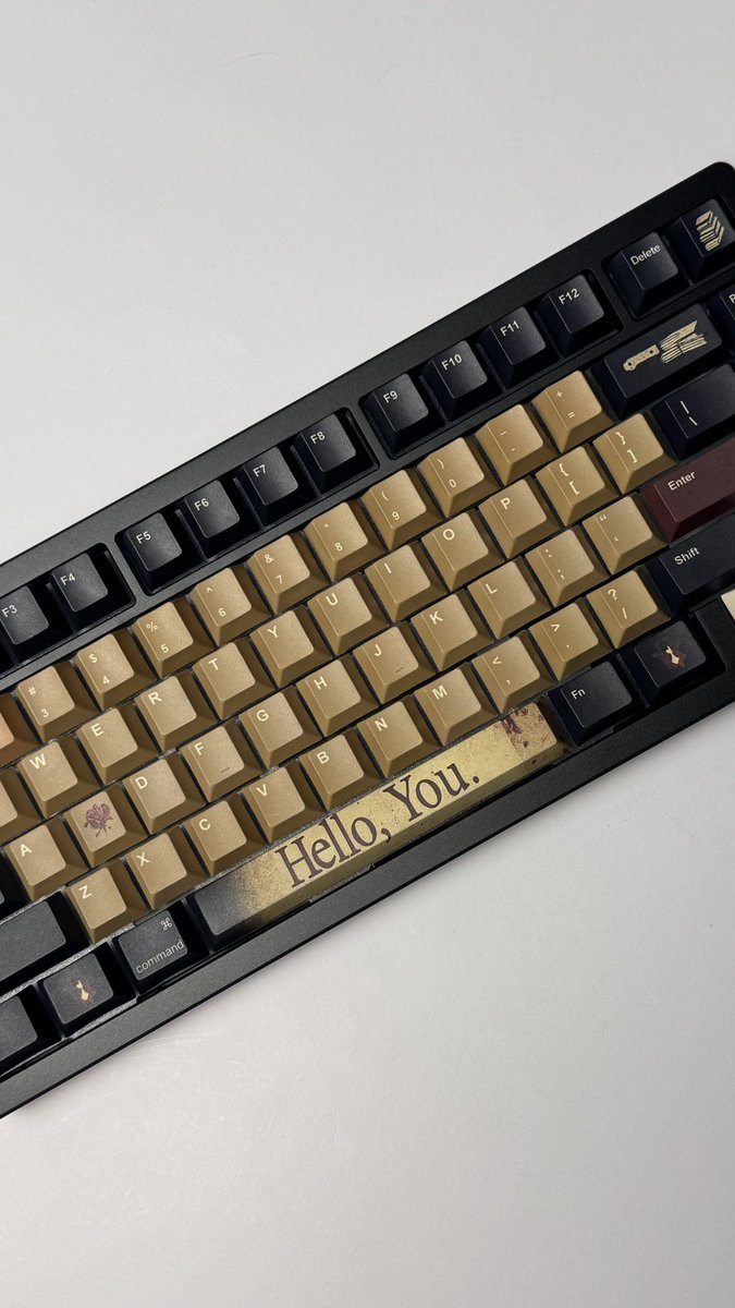 ZiadKeebs (@ziadkeebs) on Twitter photo Keyboard Build #485
ND75 by chilkey
Akko Cream Blue pro lubed
Custom keycaps by <a href="/goblintechkeys/">Goblintechkeys custom keycaps</a>
Lubed and modded stabilizers Keyboard Build #485
ND75 by chilkey
Akko Cream Blue pro lubed
Custom keycaps by <a href="/goblintechkeys/">Goblintechkeys custom keycaps</a>
Lubed and modded stabilizers