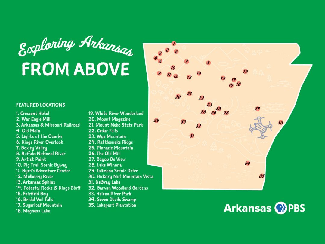 Arkansas PBS (@arkansaspbs) on Twitter photo Arkansas isn’t called The Natural State for nothing! At 7 p.m., get a bird’s-eye view of your beautiful home, from rock formations and landmarks to stunning waterfalls and magnificent waterways, across four seasons in a #FromTheArchives encore of “Exploring Arkansas From Above.” Arkansas isn’t called The Natural State for nothing! At 7 p.m., get a bird’s-eye view of your beautiful home, from rock formations and landmarks to stunning waterfalls and magnificent waterways, across four seasons in a #FromTheArchives encore of “Exploring Arkansas From Above.”