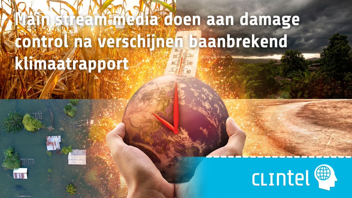 Mainstream media in Nederland doen aan damage control na het verschijnen van een baanbrekend Amerikaans klimaatreview.
Waarom? 
Omdat het rapport ruimte biedt voor nuance – en dat is voor hen een bedreiging. 🧵