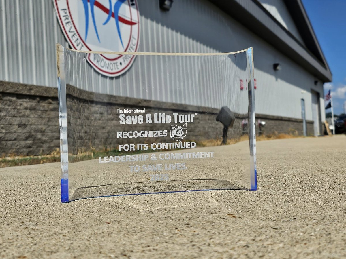 Thank you, Hancock Public Health for your continued partnership and dedication to traffic safety. It’s been an honor to bring the Save A Life Tour to your schools! We recognize the real effort it takes behind the scenes to make that possible.