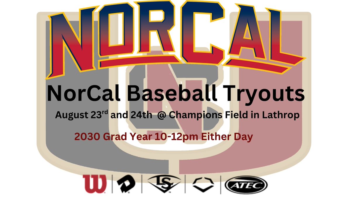 Tony Crivello (@norcalbaseball) on Twitter photo Calling all 8th grade players. Here is your opportunity to join Northern California's premier Baseball Program
Development as a player is priority Click link to sign up for tryouts <a href="/NorCalU1/">NorCalU</a> <a href="/NorCalBlack/">Norcal Black</a>
<a href="/norcalucoverage/">Norcal U Highlights</a> <a href="/NorCalAces/">NorCal Aces</a> norcaladmin.wufoo.com/forms/z1wuqj6i… Calling all 8th grade players. Here is your opportunity to join Northern California's premier Baseball Program
Development as a player is priority Click link to sign up for tryouts <a href="/NorCalU1/">NorCalU</a> <a href="/NorCalBlack/">Norcal Black</a>
<a href="/norcalucoverage/">Norcal U Highlights</a> <a href="/NorCalAces/">NorCal Aces</a> norcaladmin.wufoo.com/forms/z1wuqj6i…