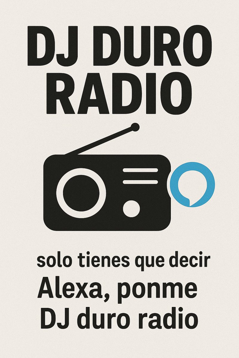 iamdjduro's tweet photo. Escucha mi radio en Alexa solo dile Alexa ponme Dj Duro Radio #djduro #alexa #radio https://t.co/Cc1vZDgBNz
