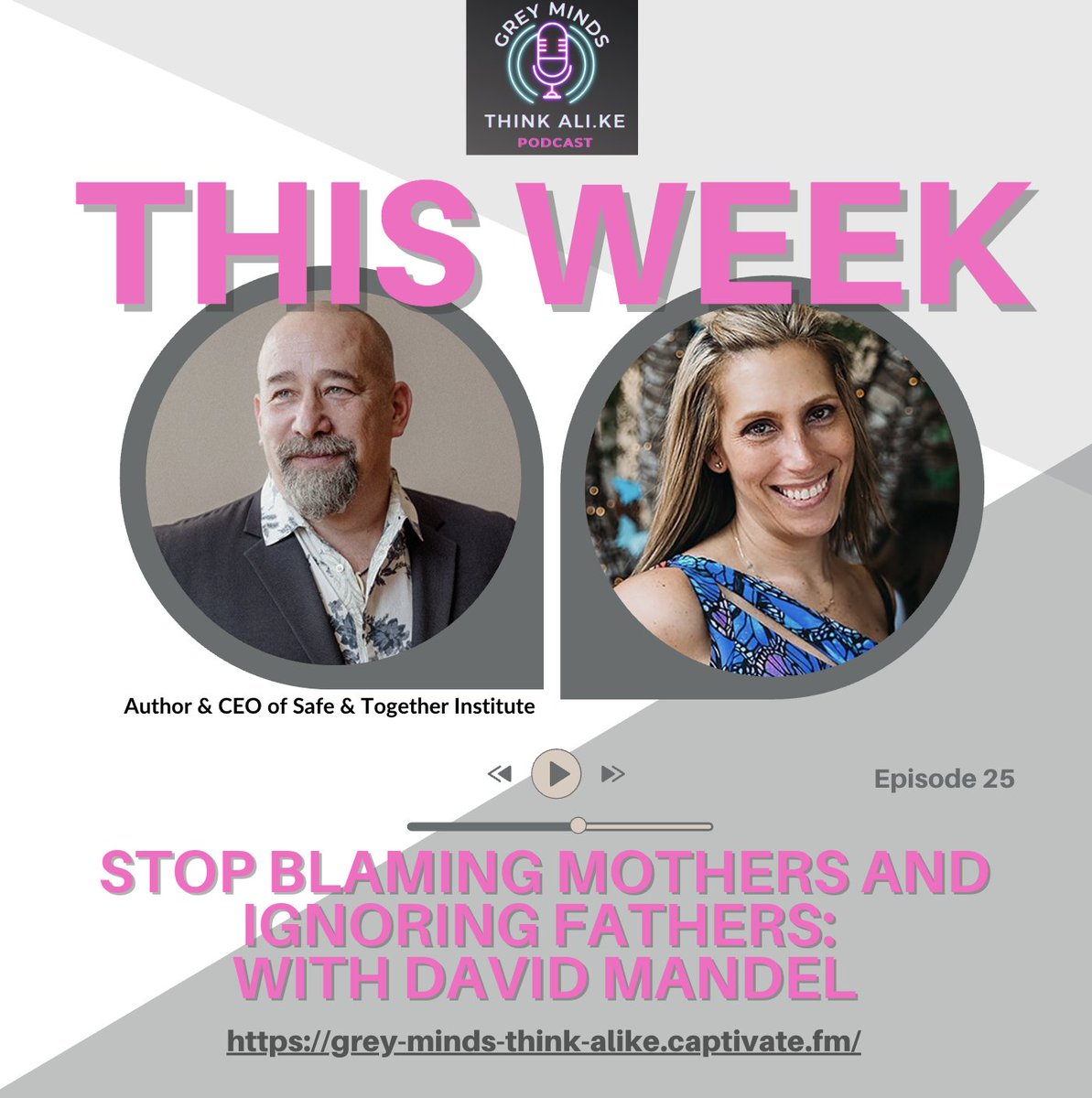 ChoiceGreyson's tweet image. 🎙️ New Episode Alert! This Friday, join me in a thought-provoking conversation with David Mandel, CEO of the Safe &amp;amp; Together Institute, as we explore his extensive experience in child welfare and domestic violence reform. @SafeAndTogether @david.mandel.370 @davidmandelassociates