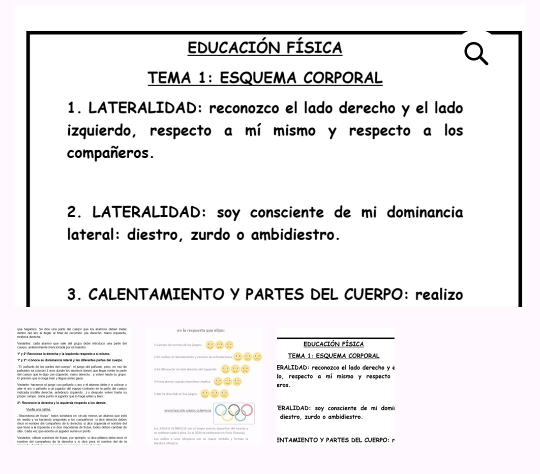 6 sesiones UD Esquema corporal 1º y 2º Primaria: 6 sesiones con sus juegos y variantes e instrumentos de evaluación (rúbrica, objetivos de aprendizaje, autoevaluación y ficha final de la UD).
bibliosport.com/producto/6-ses…