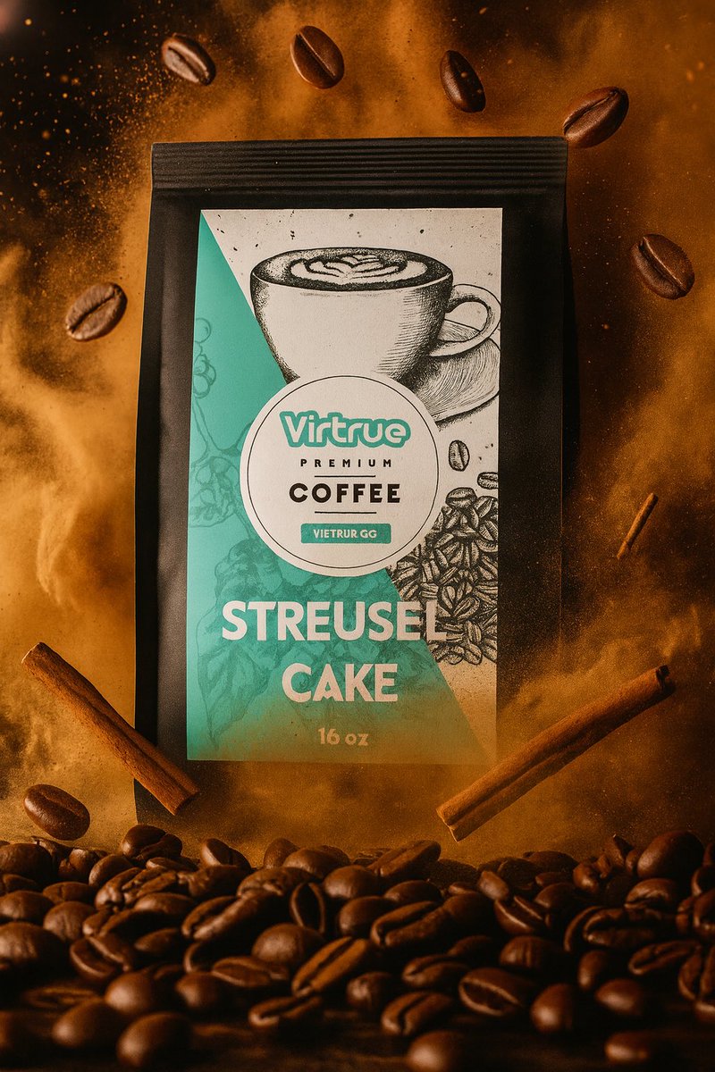☕ A Cinnamon Twist on Your Morning ☕
Warm, comforting, and just the right amount of spice — our Streusel Cake Coffee tastes like a bakery-fresh treat in every cup.

✨ Notes of cinnamon + sweet streusel
✨ Perfect balance of cozy &amp; bold
✨ Made fresh
#coffee #MorningRoutine