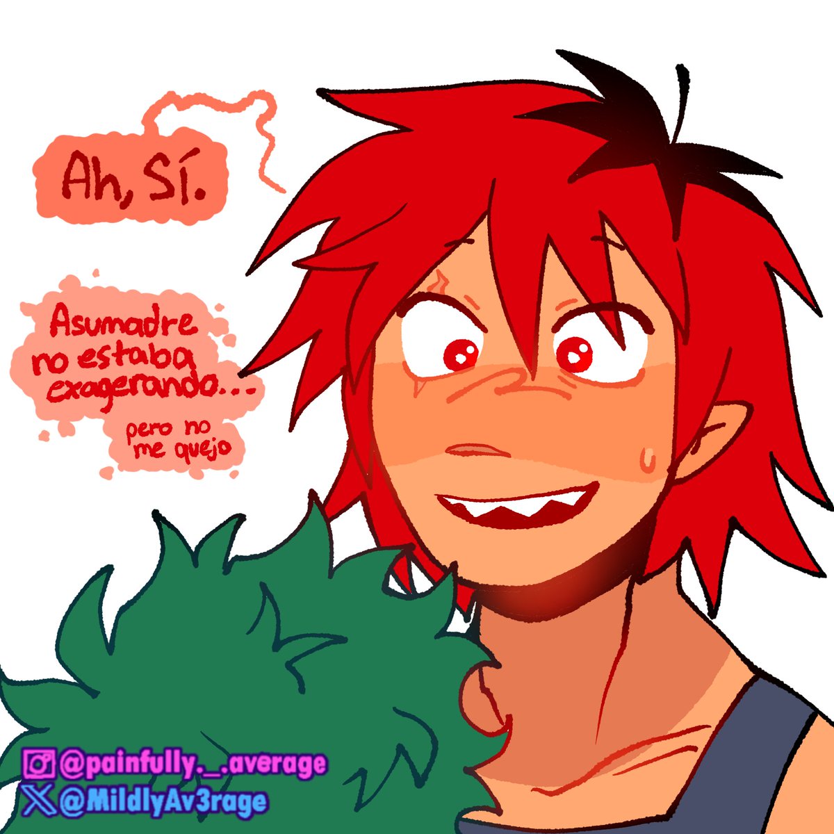 Q buenos amigos guau ve se q se caen muy bien
3/3
#MHA #BNHAfanart #krdk