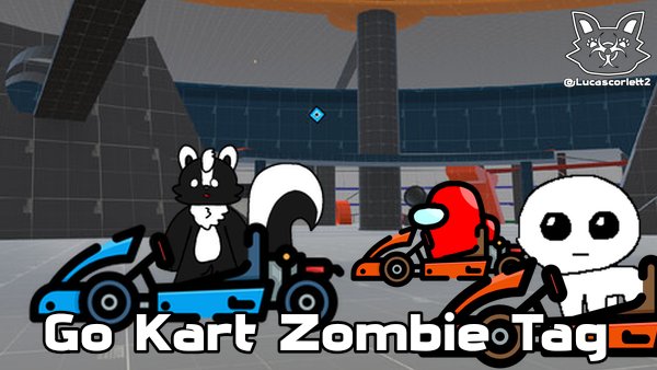 I play a vrchat, for Go kart zombie tag
#VRChat #furry #fanart #skunk