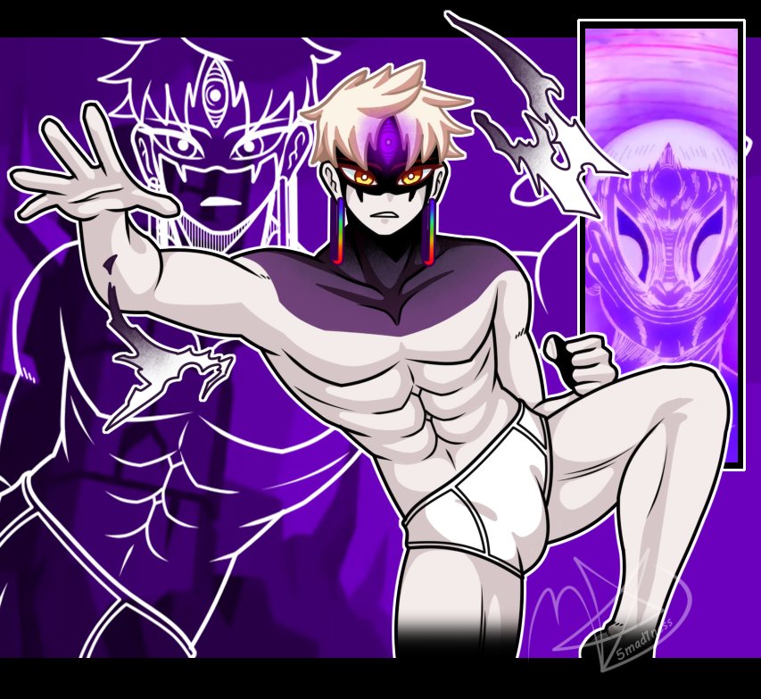 5mad1ness's tweet image. [DanDaDan]: EVIL EYES Jashi Yokai

#dandadan #dandadanevileyes #evileyes #evileyesfanart #jiji #yokai #anime #manga #fanart #art #artstyle #helltaker #helltakerstyle #5mad1ness