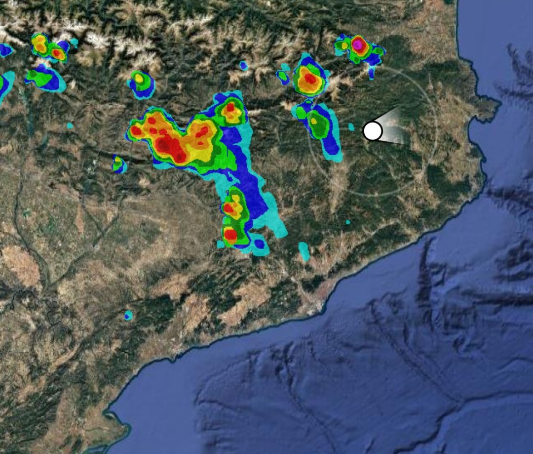 Radar 17:35h 🌧️⛈️
