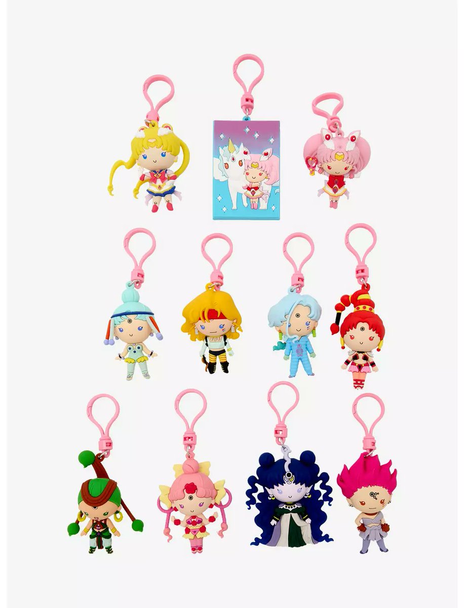 Ochibawolf's tweet photo. Looks like Monogram's Sailor Moon Series 9 bag clips got an early release from BL.

With this, we got an incredible image of the set! https://t.co/ZNxIO0UFQX https://t.co/mVQclycpGN