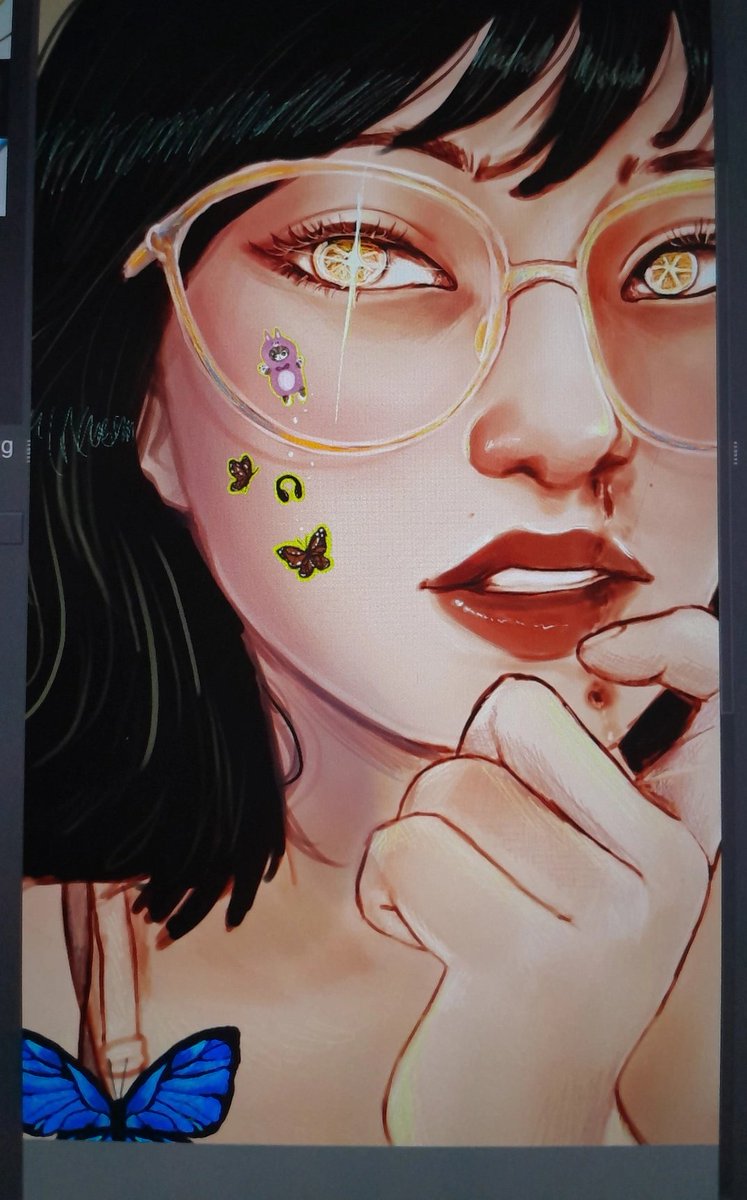 Self portrait wip. 

#WIP