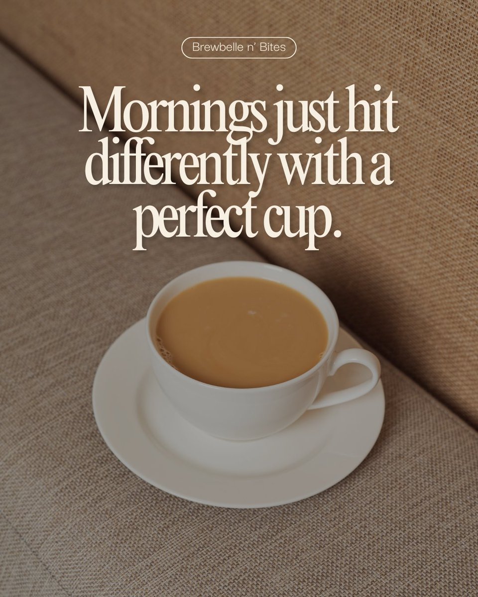 Proof that happiness can be poured into a cup. ☕✨

☕💛 #MorningMagic #PerfectCup #CoffeeVibes #BrewBelleNBites #DailyBrew #SipSipHooray #CoffeeTime #FreshBrewFeels #MorningMood #CaffeineFix