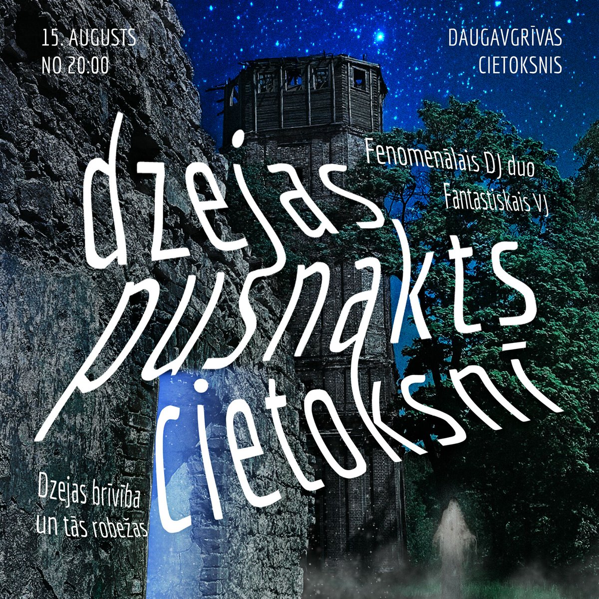 Latvijas Radio 3 (@klasika_lr3) on Twitter photo 15.VIII notiks jau 14. dzejas un elektroniskās mūzikas cikla <a href="/dzejaspusnakts/">dzejas pusnakts</a> pasākums, šoreiz dzejniekus un dzejas draugus pulcinot Daugavgrīvas cietoksnī. klasika.lsm.lv/lv/raksts/riit… 15.VIII notiks jau 14. dzejas un elektroniskās mūzikas cikla <a href="/dzejaspusnakts/">dzejas pusnakts</a> pasākums, šoreiz dzejniekus un dzejas draugus pulcinot Daugavgrīvas cietoksnī. klasika.lsm.lv/lv/raksts/riit…