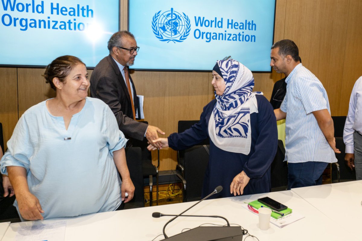 Tedros Adhanom Ghebreyesus (@drtedros) on Twitter photo Today I met with representatives of the Palestinian General Union for Persons with Disabilities, Palestinian Disability Coalition, Arab Organisation of Persons with Disabilities, Disability Justice for Palestine Collective and <a href="/IDA_CRPD_Forum/">International Disability Alliance (IDA)</a> to discuss the grave and growing Today I met with representatives of the Palestinian General Union for Persons with Disabilities, Palestinian Disability Coalition, Arab Organisation of Persons with Disabilities, Disability Justice for Palestine Collective and <a href="/IDA_CRPD_Forum/">International Disability Alliance (IDA)</a> to discuss the grave and growing