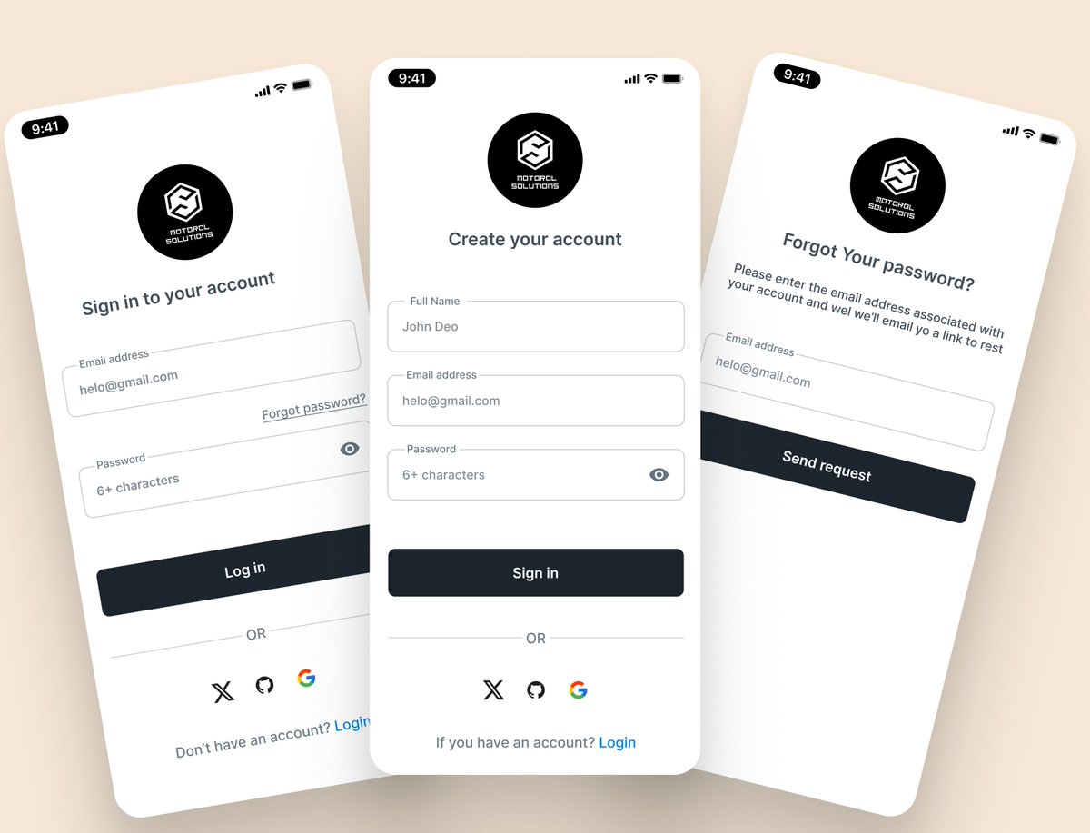 KhadayatKalak's tweet photo. User Authentication UI Design!  
What do you think? Share your thoughts below. 👇  
Always welcome!  
#uiux #uidesign #uxdesign #userauthentication #signinapp #loginapp #DesignInspiration #figma #uiuxdesigncommunity #DailyUI #appdesign #mobileapp #interactivedesignUser https://t.co/WFMKNdnZsl