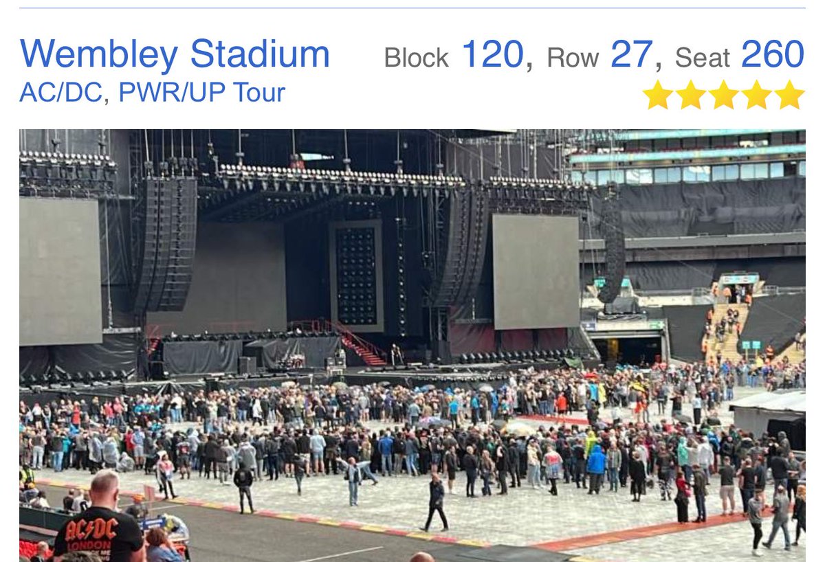 🇬🇧COLDPLAY WEMBLEY 🇬🇧

1 x Seated for 3rd September 

Section 120
Row 25

Great View (see photo)

Face Value 

DM me if interested and please feel free to RT 

Thank you 🙏