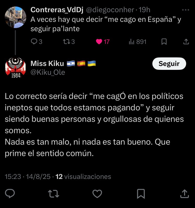 Lo cachondo que me pone leer a gente que no entiende la referencia y se piensa que es un tweet político…