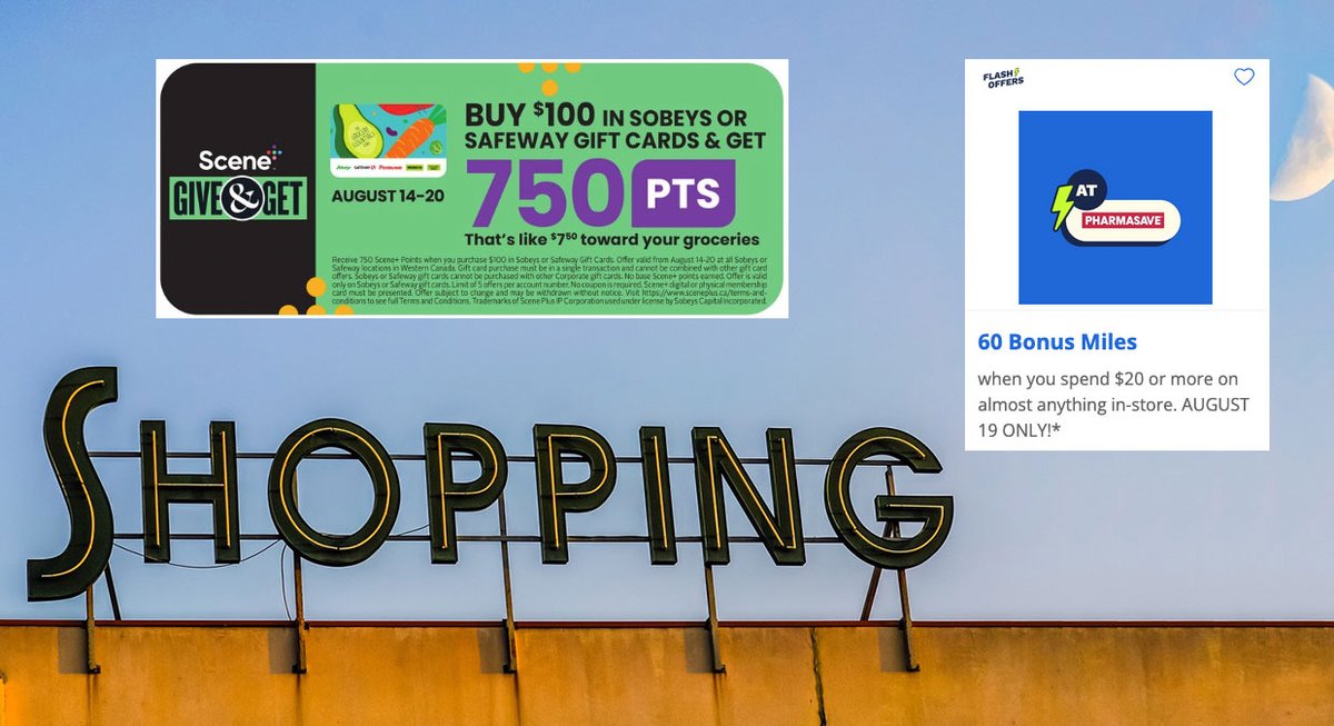 What day is it? It's Thursday! Are you sure? Yes I'm sure and that means it's time to check and load all your weekly shopping bonuses! See them all here: blog.rewardscanada.ca/bonus-offers/w…