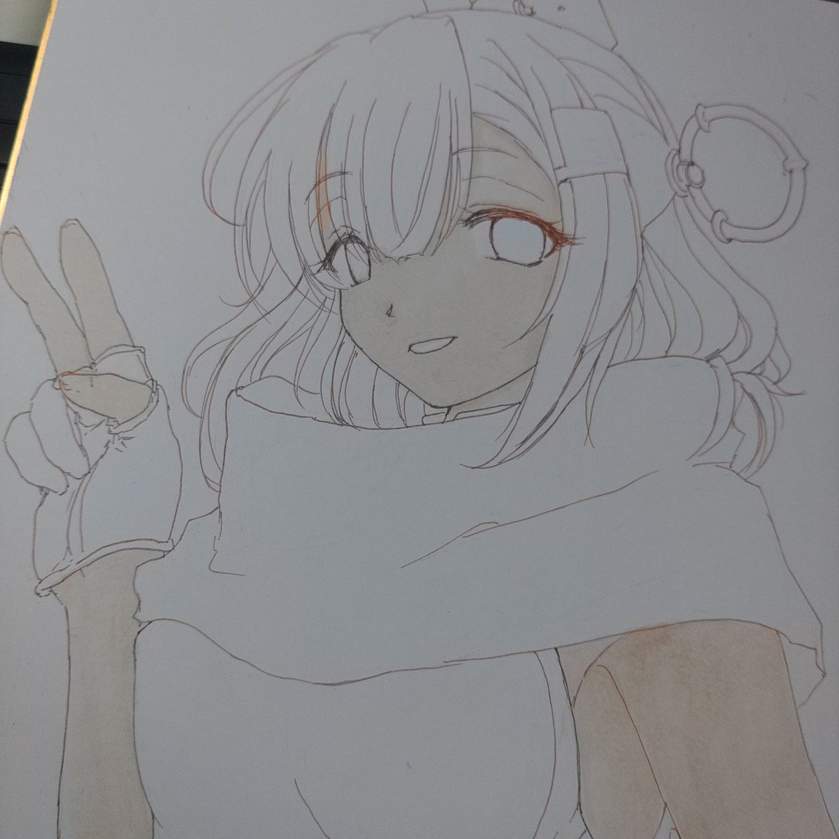 コピック足らないから明日買ってくるわ 