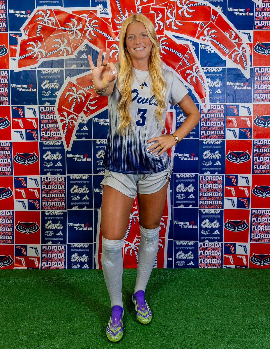 American_Conf's tweet photo. Florida Atlantic is BACK🦉⚽️

#BuiltToRise x @FAUWSoccer https://t.co/lu4CuTwfiI