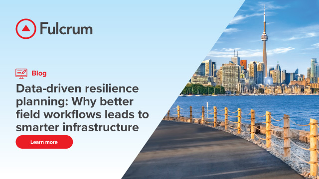 fulcrumapp's tweet photo. Smarter field workflows mean smarter infrastructure. ⚡🏗️  Use current data — mapped, tracked, tied to location — to plan resilient systems that withstand storms and shifting conditions. 
👉https://t.co/8uJnXLOpNv
#ResiliencePlanning #SmartInfrastructure #GIS #FieldWorkflows https://t.co/hznJhduv2q