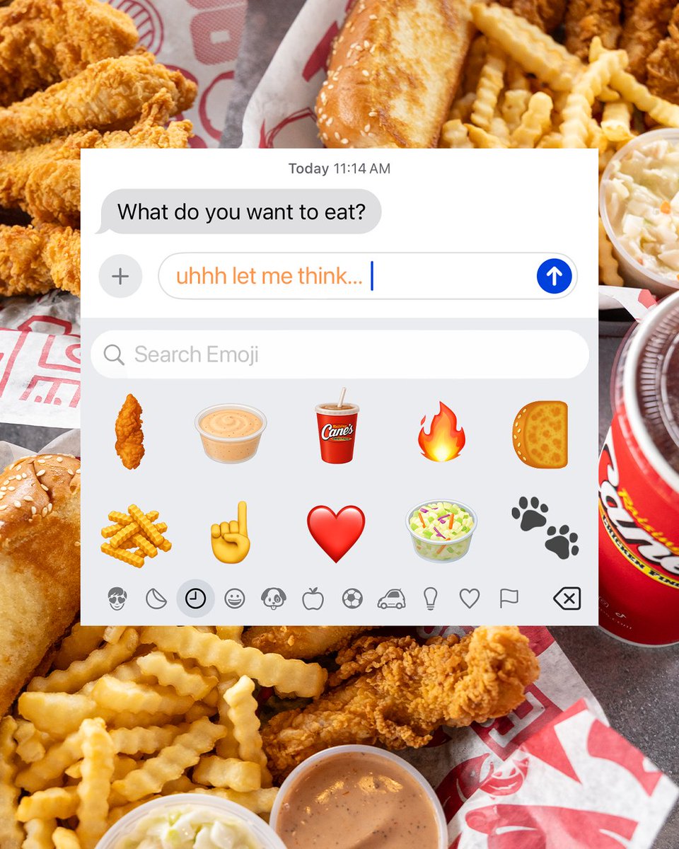 raisingcanes's tweet photo. the only answer . . . Cane's https://t.co/D7ENn1YLxr