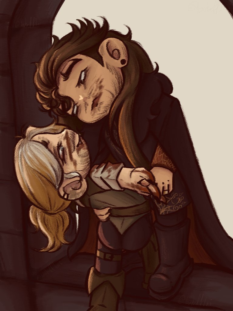 agora sim, feliz dia dos pais (super atrasado 😋)

#hellhoundau #anticristoduo 
#guapoduo