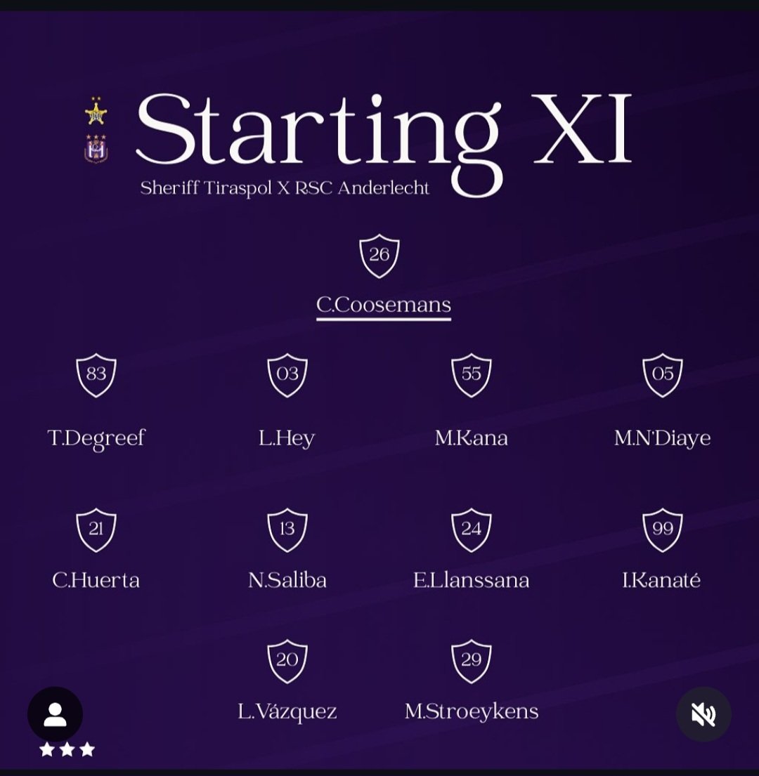 Nathan Saliba titulaire face sheriff  pour le match retour du 3ieme tour préliminaire de conférence league