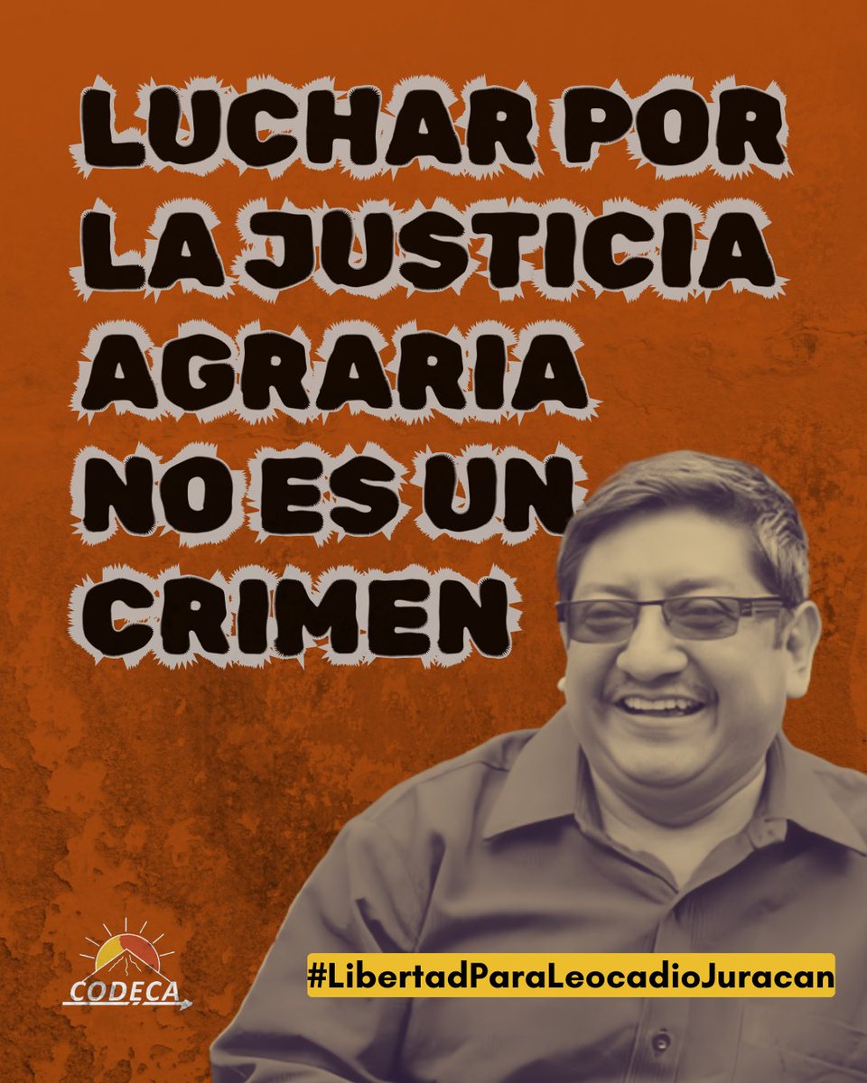 ¡NO ES JUSTICIA, ES REPRESIÓN! ✊🏾
¡Libertad para Leocadio! 🗣
Alto a la criminalización contra quienes defienden la vida y los territorios.